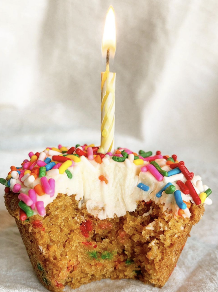 Homemade Gluten Free Vanilla Cupcakes by Lara Salamone - FoodSocial