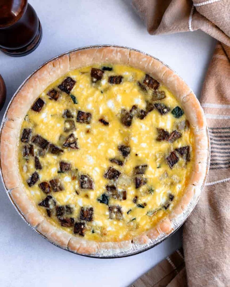 Zucchini and Eggplant Quiche by Stillwood Kitchen - FoodSocial