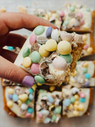 Gluten Free Easter Blondie Bars