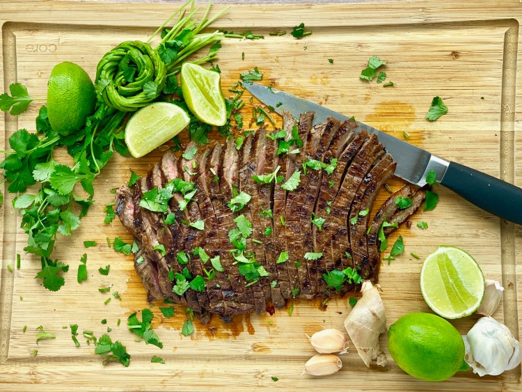 ginger lime flank steak by Back Porch Paleo - FoodSocial