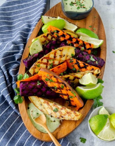 Grilled Sweet Potato Wedges