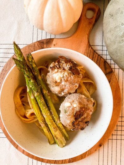 Sage & Goat Cheese Turkey Meatballs