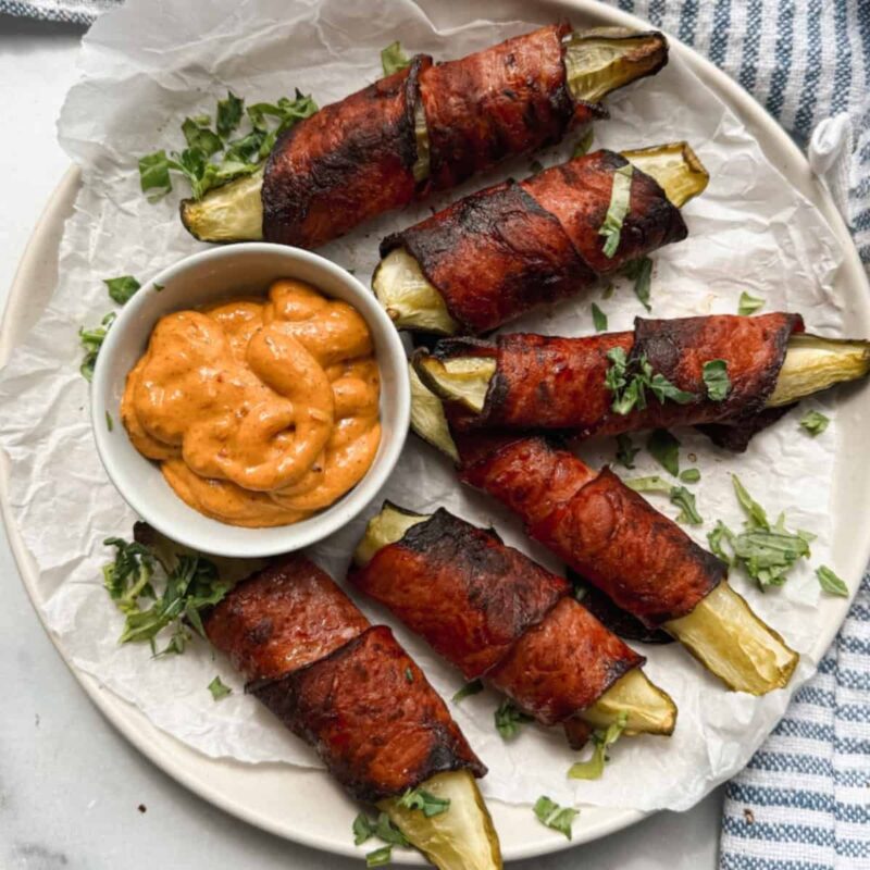 Bacon Wrapped Pickles Recipe (Gluten free) by kaylacappiello - FoodSocial