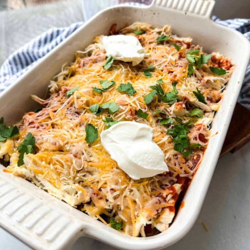 Cheesy Enchilada Potatoes with Chicken Recipe (Gluten Free) by ...