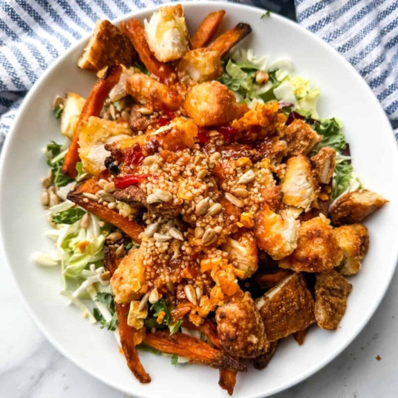 Crispy Thai Chicken Salad Recipe (Gluten Free) by kaylacappiello - FoodSocial