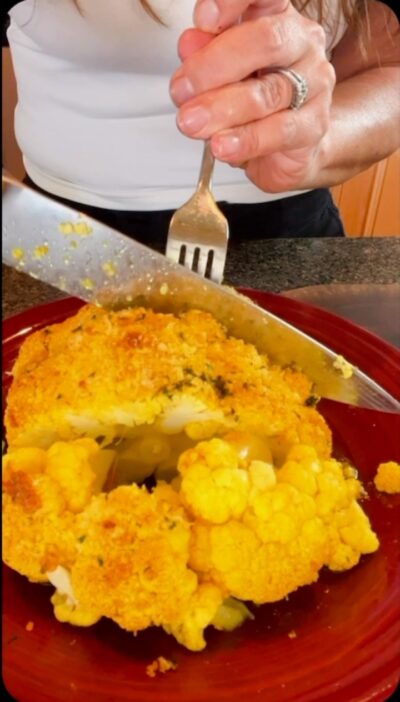 Whole Roasted Cauliflower