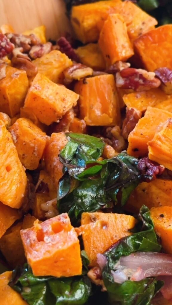 Warm Roasted Veggie Salad by Christine Hryniszak - FoodSocial