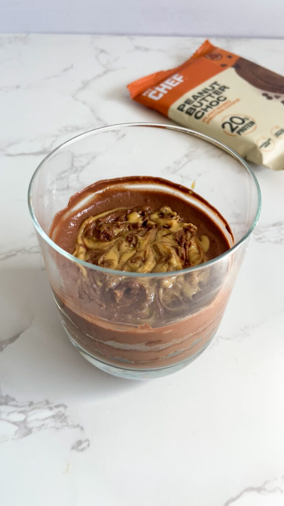 Protein Peanut Butter Choc Cookie Cheesecake by Chenoa Hill - FoodSocial