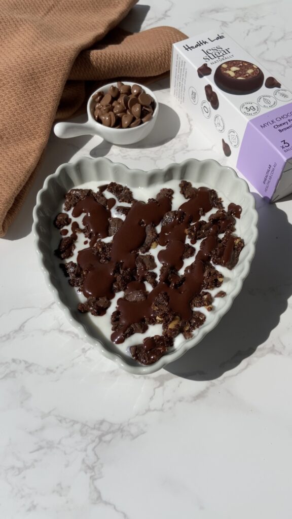 Healthy Chocolate Brownie Overnight Weetbix by Chenoa Hill - FoodSocial