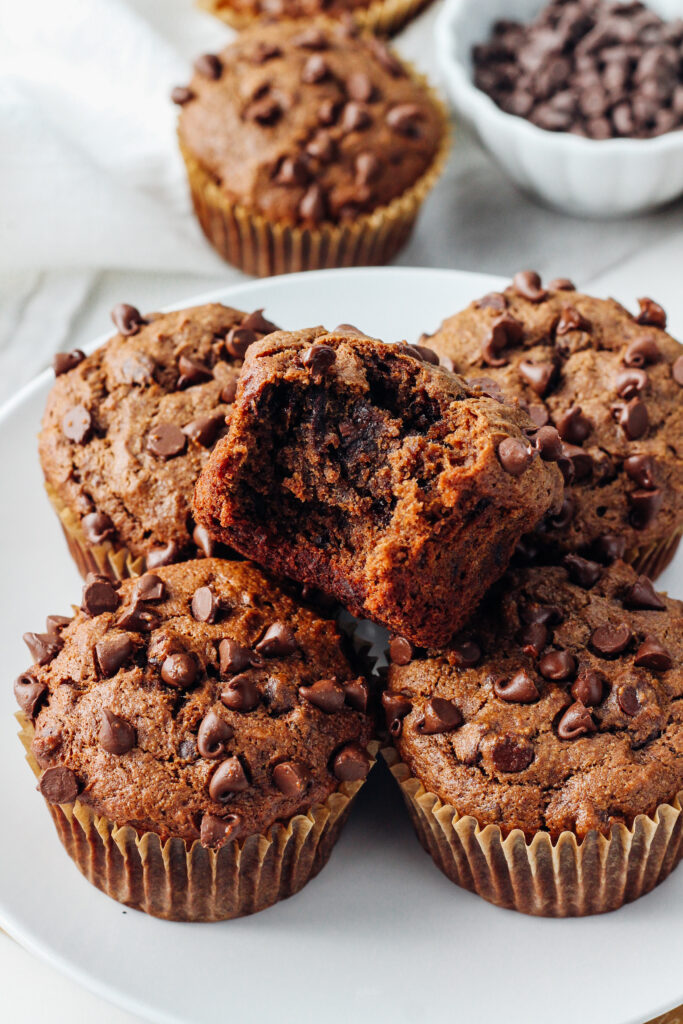 Chocolate Banana Protein Muffins (grain-free/dairy-free) by Kat Condon - FoodSocial