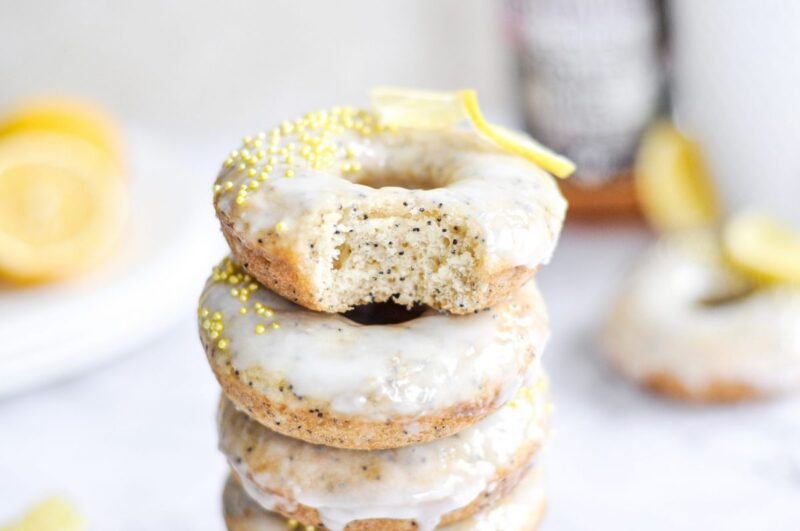 Lemon Donuts (Gluten-Free & Dairy-Free) by Caked By Katie - FoodSocial