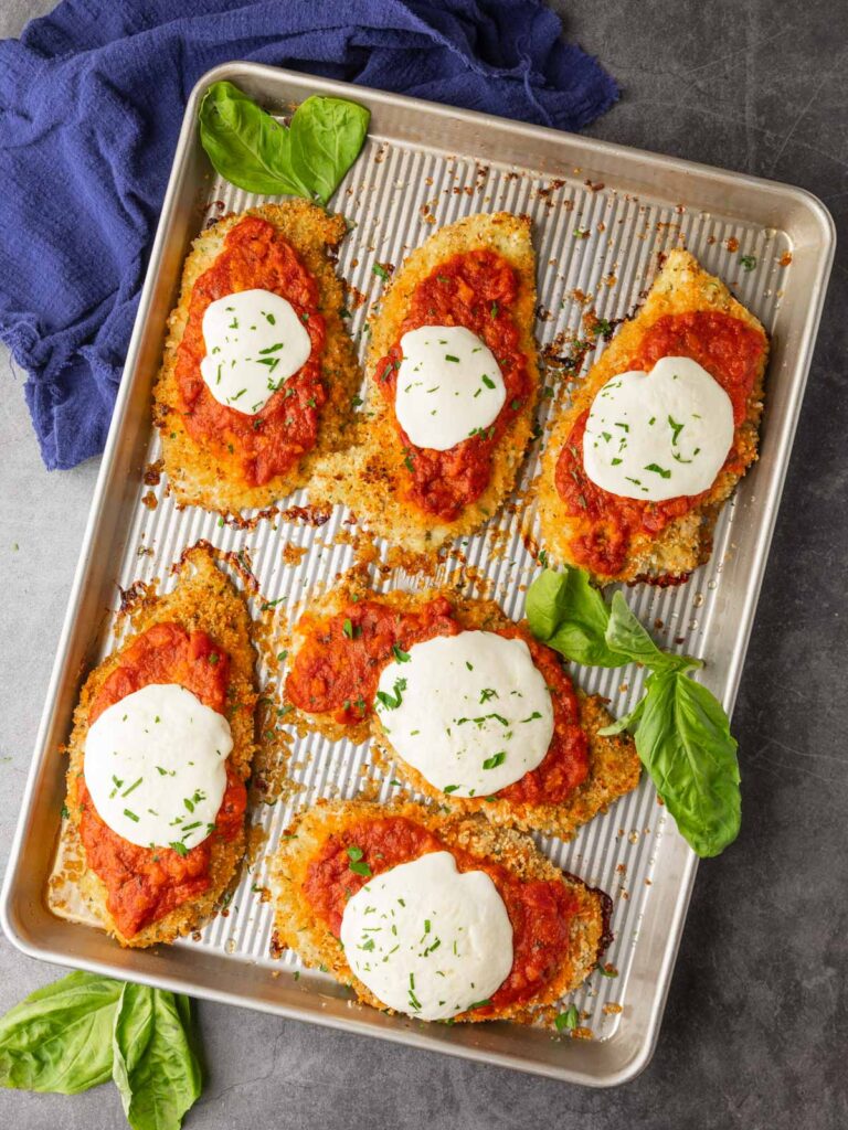 Crispy Baked Chicken Parmesan by scarlatifamilykitchen - FoodSocial
