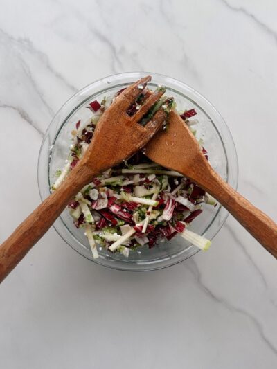 Radicchio & Brussels Sprout Salad