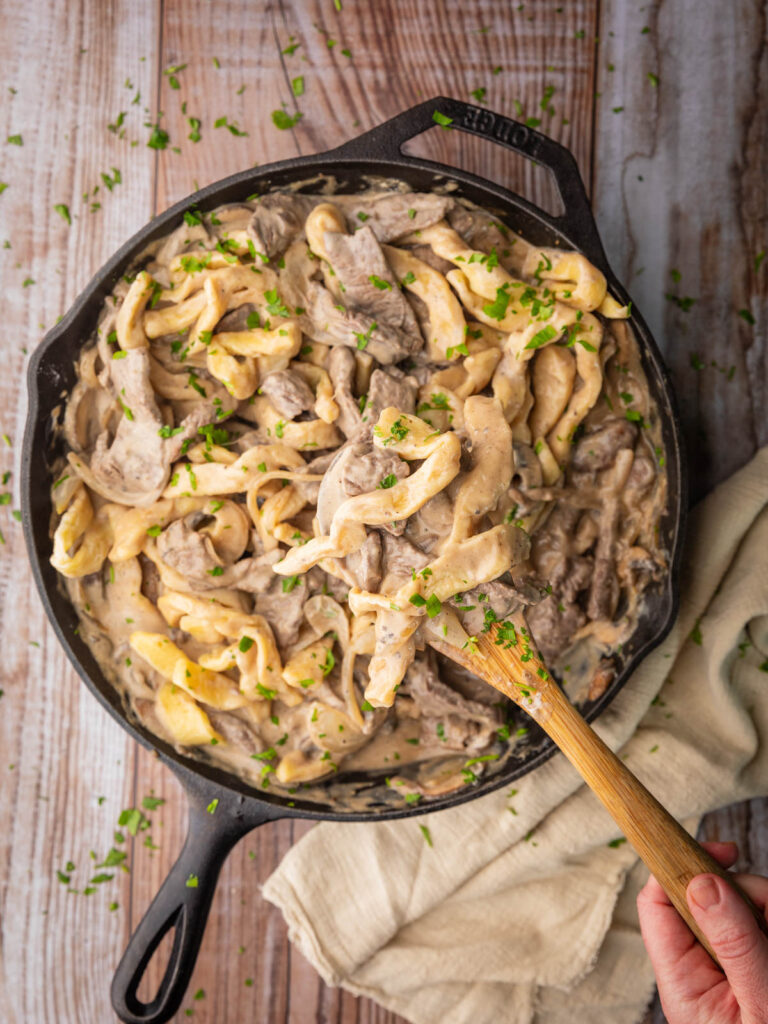 Homemade Beef Stroganoff by scarlatifamilykitchen - FoodSocial
