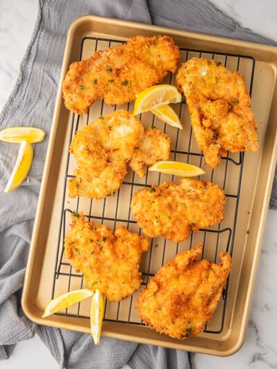 Crispy Fried Italian Chicken Cutlets