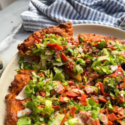 Chopped Banana Pepper Pizza Recipe (Gluten Free)