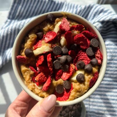 Easy Strawberry Oatmeal Recipe (Gluten Free)