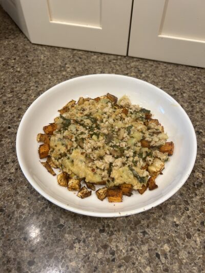 spinach & artichoke loaded fries