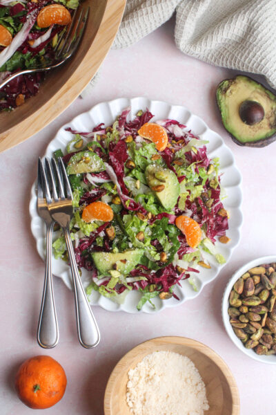 Radicchio Orange Pistachio Salad