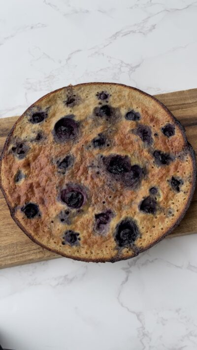 Blueberry Cookie Breakfast Pizza