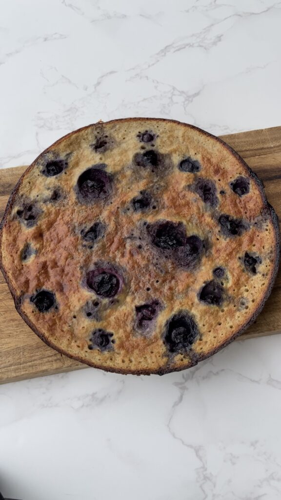 Blueberry Cookie Breakfast Pizza by Chenoa Hill - FoodSocial