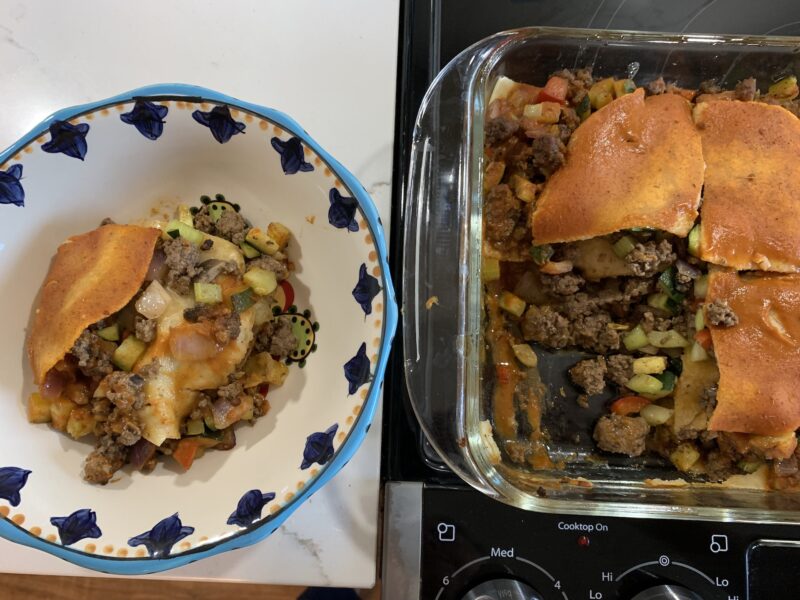 Deconstructed Beef Enchilada Bake (Paleo) by Aloha Healthy Eats - FoodSocial