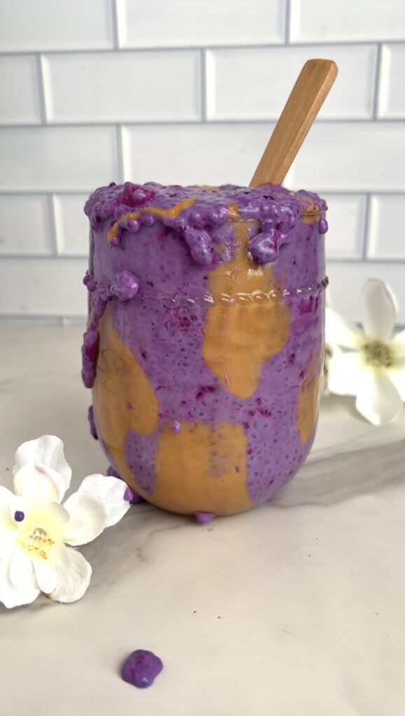 Pb&J Chia Pudding by colleenshealthylife - FoodSocial