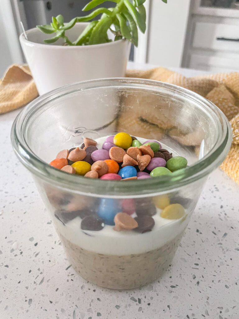 Monster Cookie Protein Overnight Oats by Marissaswholelife - FoodSocial
