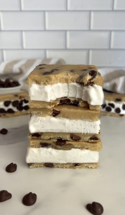 Cookie Dough Ice Cream Sandwiches