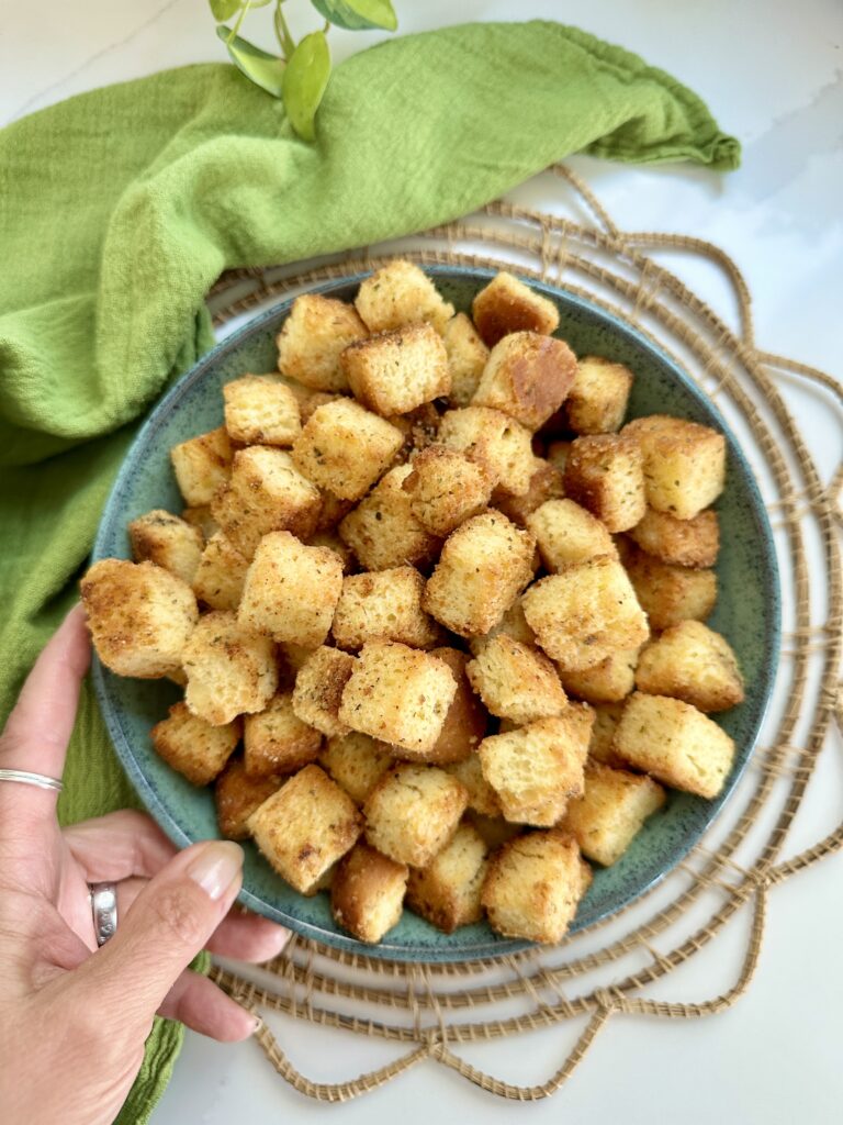 Homemade Croutons by Back Porch Paleo - FoodSocial