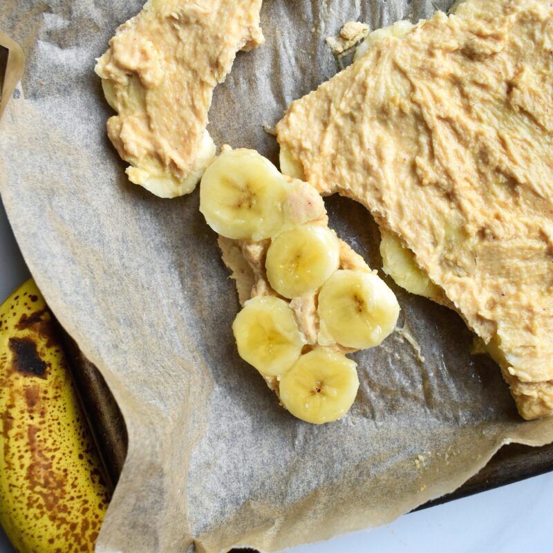 Banana Yogurt Peanut Butter Bark by joyfuleatsnbeats - FoodSocial
