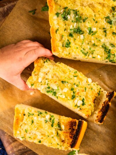 Italian Garlic Herb and Cheese Bread