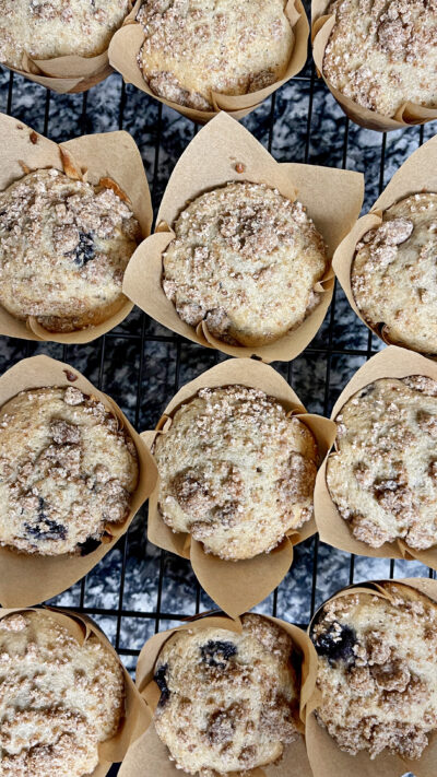 Blue Corn Blueberry Muffins