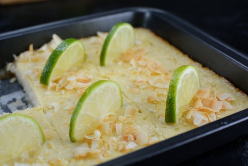 Low-Carb Key Lime Pie Bars by Lakanto - FoodSocial