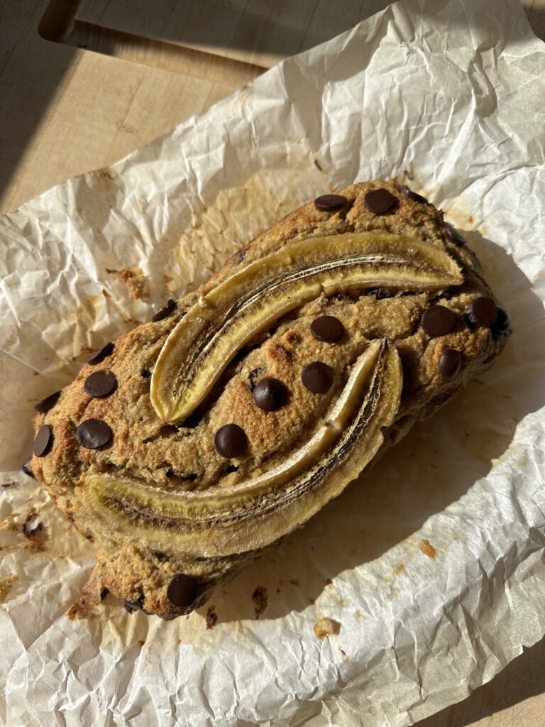 Healthy Chocolate Chip Banana Bread by Goodness With G - FoodSocial