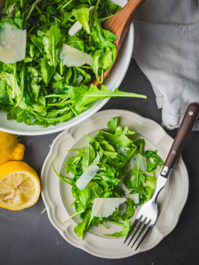 Arugula Salad with Shaved Parmesan