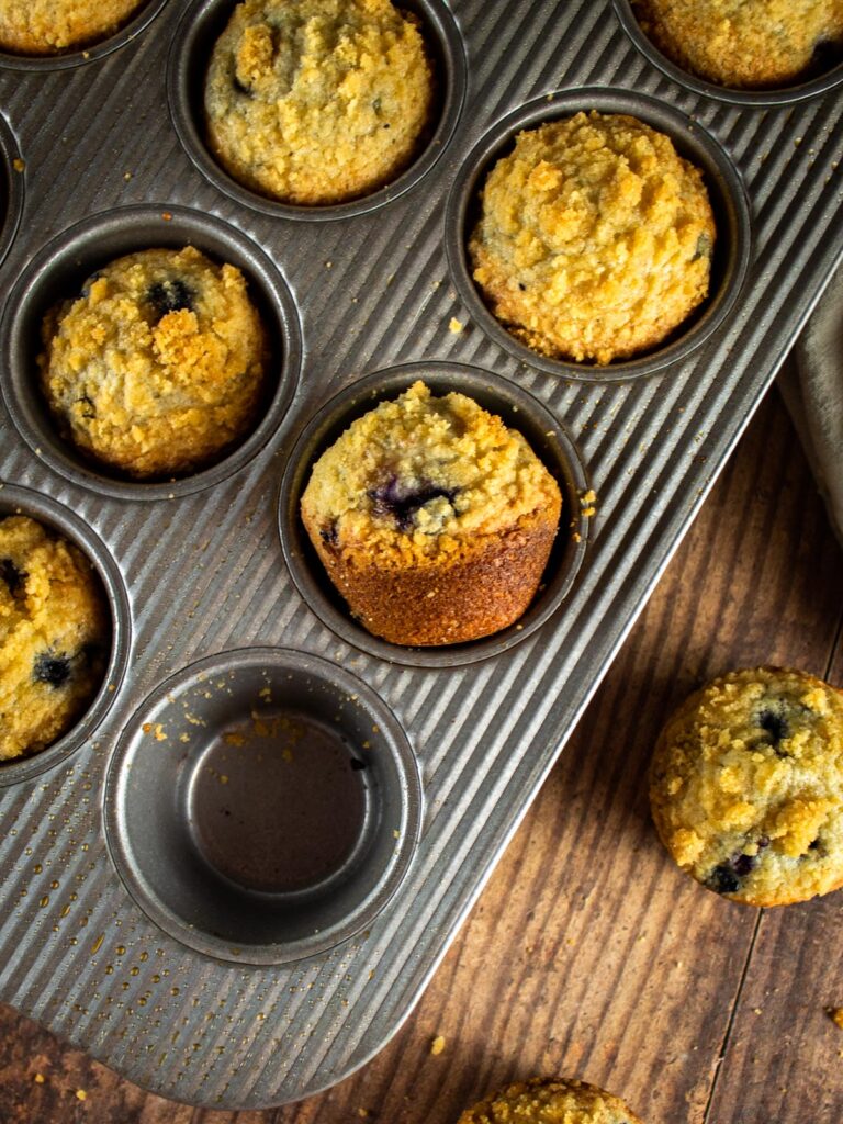 Easy Blueberry Streusel Muffins by scarlatifamilykitchen - FoodSocial