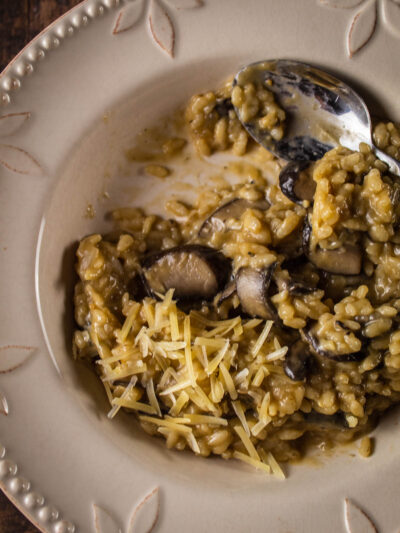 Creamy Mushroom Risotto (Vegetarian)