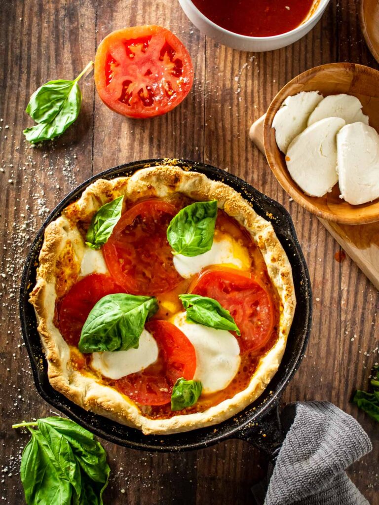 Cast Iron Skillet Pizza by scarlatifamilykitchen - FoodSocial