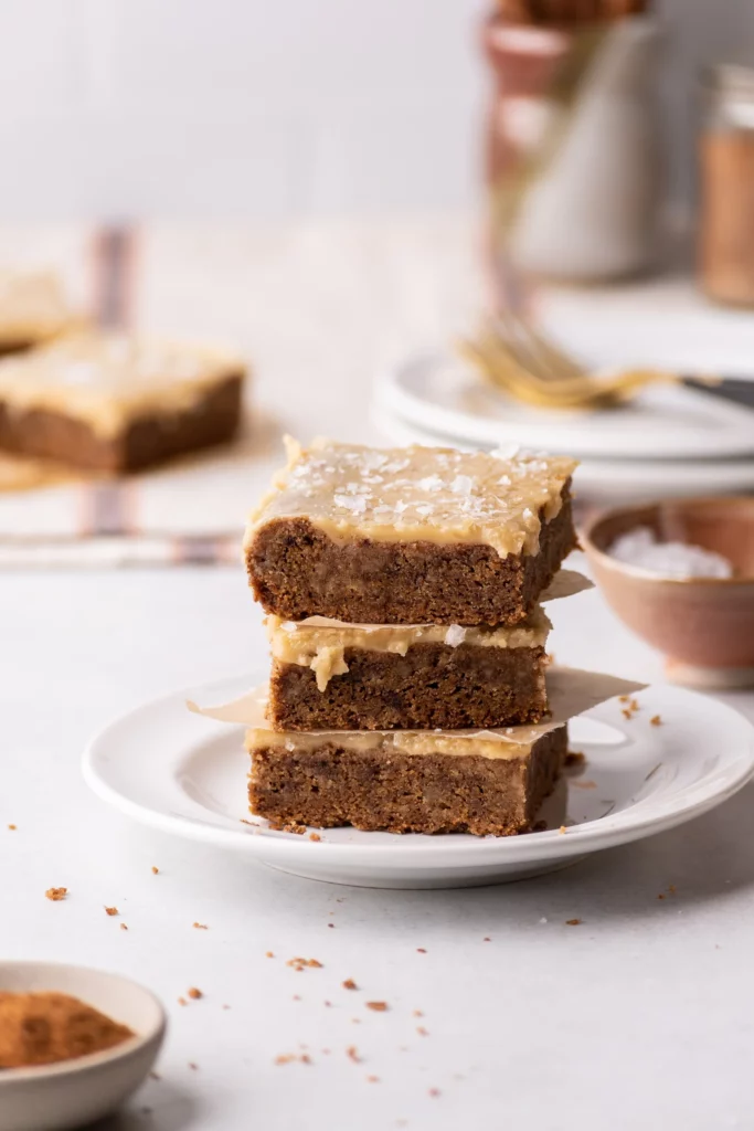 Grain-Free Maple Glazed Brown Butter Blondies by Otto's Naturals - FoodSocial