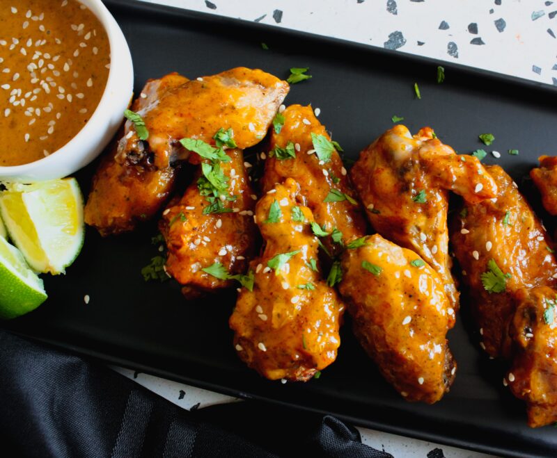“Peanut” Sauce Chicken Wings by Spoons N Spices - FoodSocial
