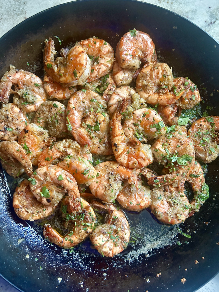 Rajiv’s Garlic Butter Shrimp by Pooja Parikh - FoodSocial