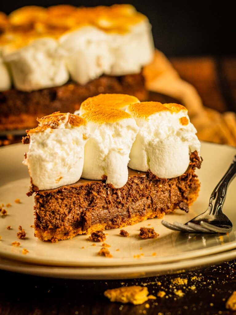 Smores Cheesecake by scarlatifamilykitchen - FoodSocial