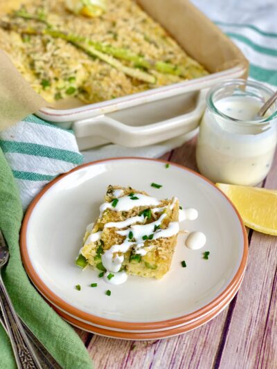 Asparagus Parmesan Cloud (low carb)