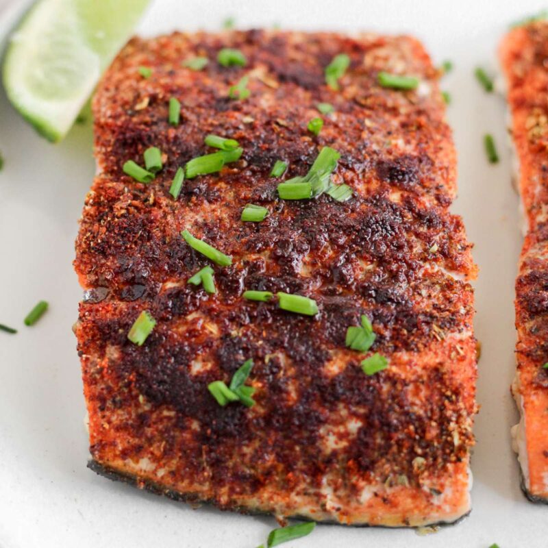 Baked Blackened Salmon by Kaleena's Kitchen - FoodSocial