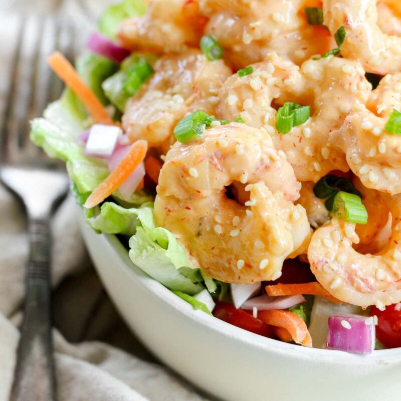 Bang Bang Shrimp Salad by Kaleena's Kitchen - FoodSocial