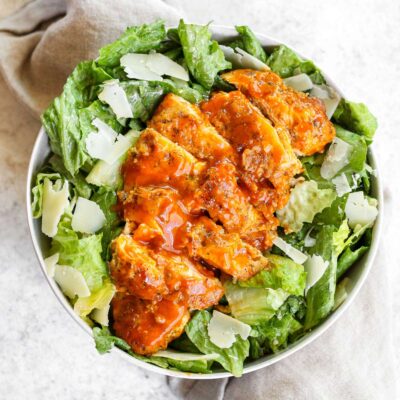 Crispy Buffalo Chicken Caesar Salad