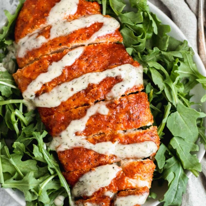 Crispy Whole30 Buffalo Chicken by Kaleena's Kitchen - FoodSocial