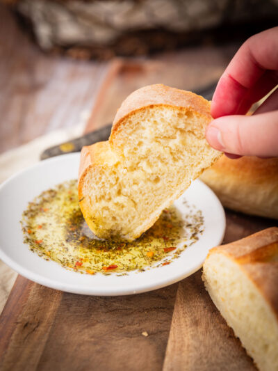 Overnight Crusty Italian Bread