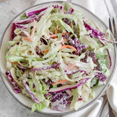 Easy Dairy Free Coleslaw